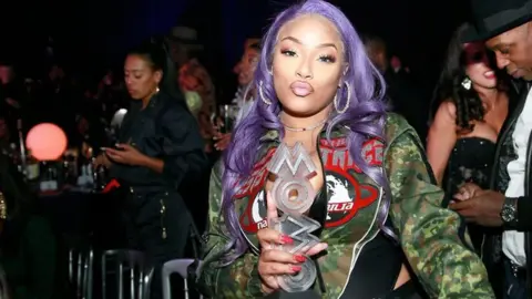 Getty Images Stefflon Don at the Mobos