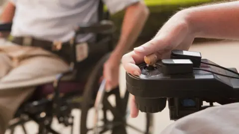 Getty Images Man with Duchenne muscular dystrophy