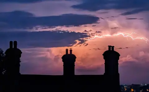 BBC Weather Watchers/Shropshire Liam Dawley in Telford, Shropshire