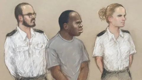 Julia Quenzler Court sketch of Salih Khater