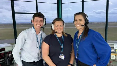 BBC Josh Brown, Sarah Farwell and Sophie Pratt