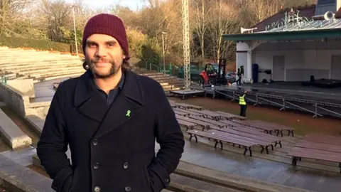 Grant Hutchison at Kelvingrove Bandstand