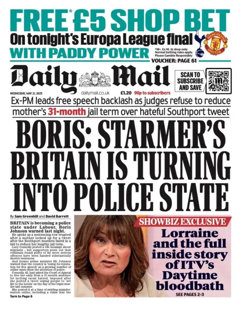  Starmer's Britain is turning into a police state". 