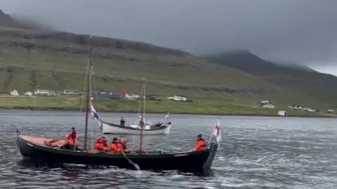 The Naddoddur set off from the Faroe Islands on 24 August