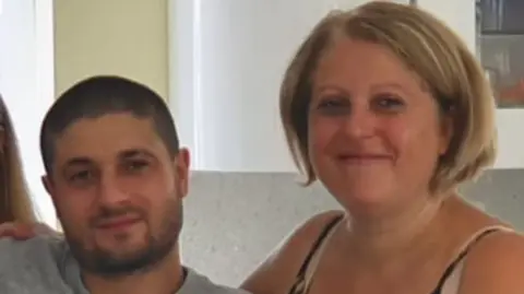 Essex Police Maria Nugara has blonde short hair and 29-year-old Giuseppe Morreale is wearing a Nike grey t-shirt