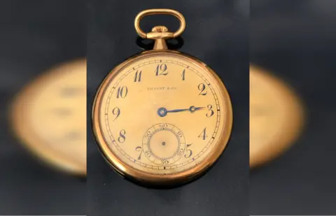 Henry Aldridge and Son/PA Media The Tiffany & Co 18-carat gold pocket watch 