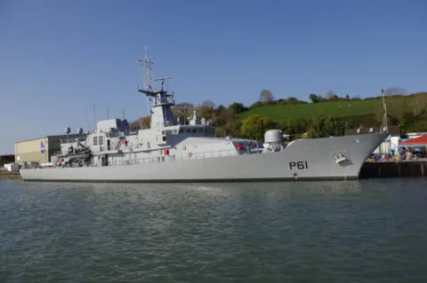 © Stephen McKay /CC Geograph LÉ Samuel Beckett, pictured at Appledore Shipyard, near Bideford