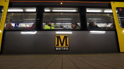 NCJ Media Tyne and Wear Metro train