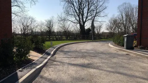 Elvita Branch The path at the Walton Gate development in Felixstowe