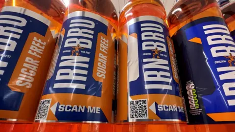 Reuters Irn-Bru bottles