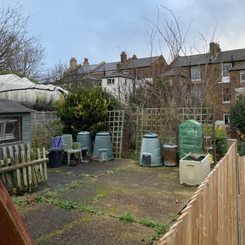 Will Howard The 35m garden plot, before the build