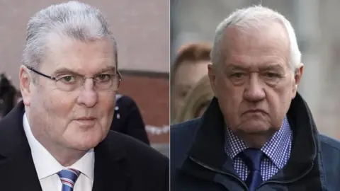 Getty Images Graham Mackrell and David Duckenfield