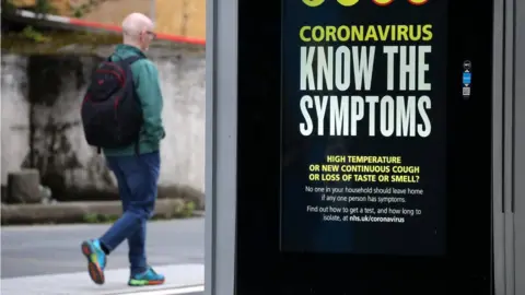 Getty Images coronavirus sign