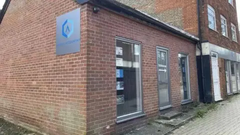 Stephen Huntley/BBC exterior shot of Apostle Accounting office building in Stowmarket