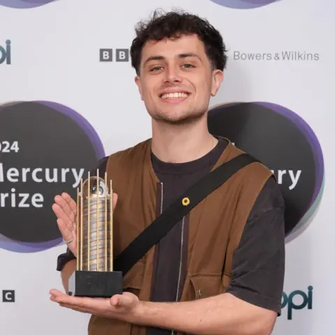 PA Media corto.alto, aka Liam Shortall, at the Mercury Music Prize announcement