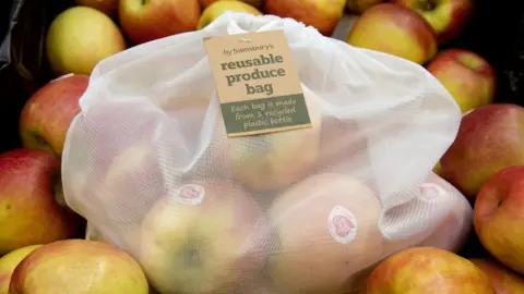 Sainsbury's New recyclable bag