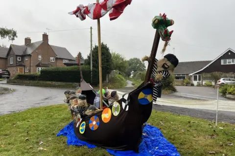 Duffield Arts Festival Pirate ship scarecrow