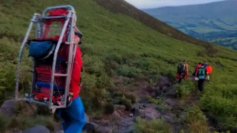 Mountain rescue volunteers