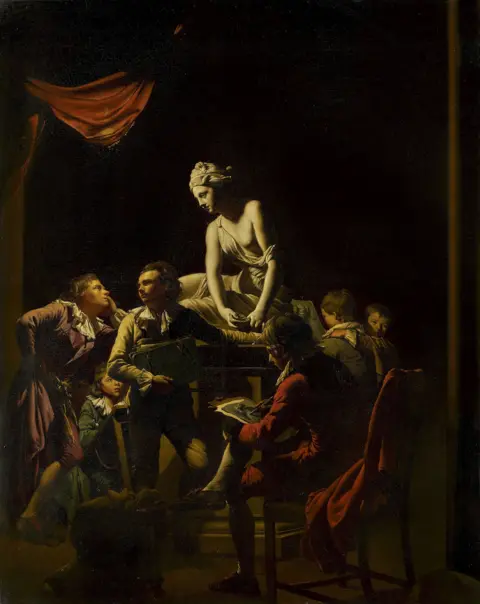 DCMS An Academy by Lamplight Joseph Wright of Derby