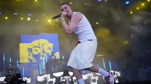 PA Media Aitch performing