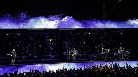 Ross Stewart U2 in concert