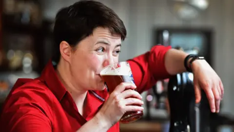 Getty Images Ruth Davidson's broad appeal was based on not looking like a typical Conservative