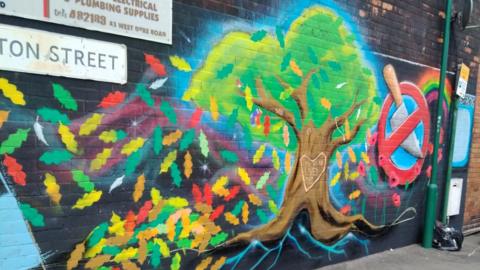 Tree of life mural
