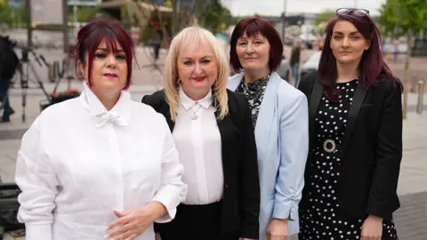 BBC Chrissie Burke, Jenni Hicks, Debbie Matthews and Deanna Matthews