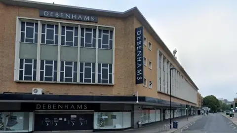 Google Debenhams store