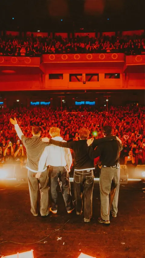 Only the Poets at the end of their concert at O2 Academy Brixton