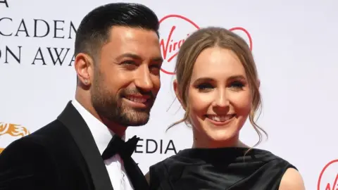 EPA Giovanni Pernice (L) and Rose Ayling-Ellis