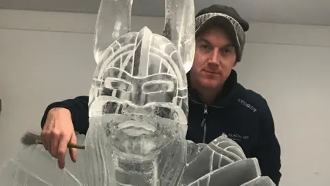 Visit York The two metre-high Mighty Viking was sculpted in studios before being transported to Whip-Ma-Whop-Ma-Gate in York city centre