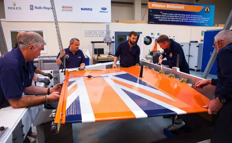 BLOODHOUND SSC/STEFAN MARJORAM Tailfin