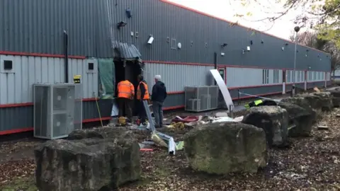 BBC Ram-raid at Loomis, Peterborough