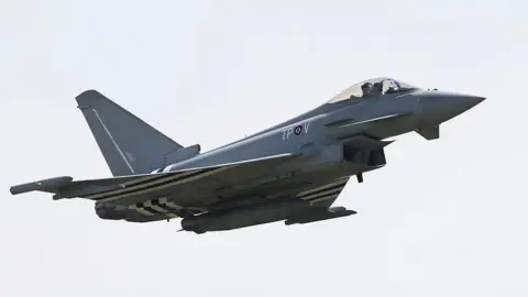 Getty Images A Typhoon Eurofighter