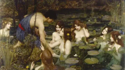 Manchester Art Gallery Hylas and the Nymphs by JW Waterhouse