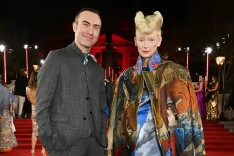 Getty Images Charles Jeffrey and Tilda Swinton