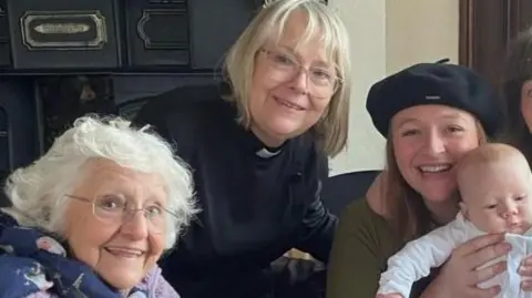 Joanna Pemberton Ann Coleman with her family