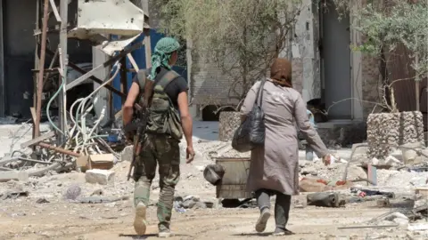 AFP/Getty People in Ghouta