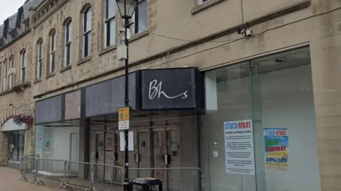 An empty BHS store in Mansfield