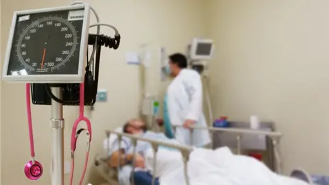 Getty Images Hospital bed