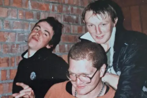 Anthony Slaughter and his fellow two members of the punk band Riot Squad SA