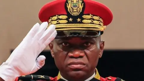 Gen Brice Olingui Nguema in August.