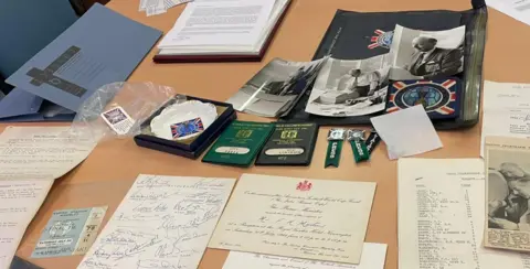 Darlene Dickens Harold Martin's memorabilia