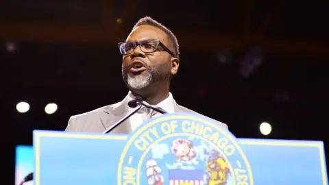 Getty Images Chicago Mayor Brandon Johnson has pledged support for CVI programs