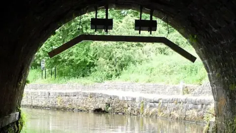Christine Johnstone A brick archway on the canal.