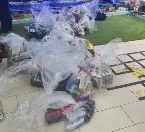 Westminster City Council Bags of counterfeit products