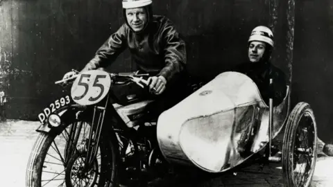 Manx National Heritage Freddie Dixon and Walter Denny in 1923