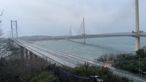 The Met Office is warning of winds reaching up to 100mph as the storm hits over the next few hours.