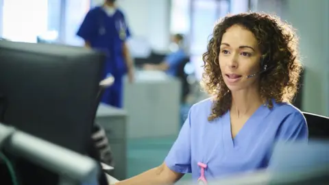 Getty Images generic health call centre